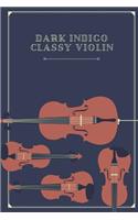 Dark Indigo Classy Violin