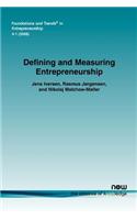 Defining and Measuring Entrepreneurship