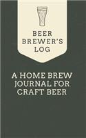 Beer Brewer's Log