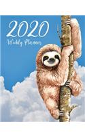 2020 Weekly Planner: One-The-Go Weekly Planning Calendar, Gifts For Sloth Lovers