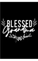 Blessed Grandma: Lovely Grandma Themed Lined Notebook Journal Diary 6x9