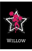 Willow Cheerleading Notebook