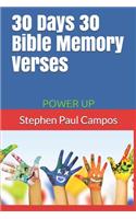 30 Days 30 Bible Memory Verses