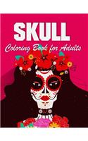 Skull Coloring Book: For Adults 100 Pages(1 Adult Coloring Book)