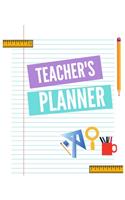 Teacher's Planner: Teacher Planner Book, Teacher Appreciation Gifts, School Lesson Planner, Teacher's Lesson Planner, Lesson Planner for Teachers, Monthly School Plann