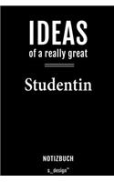 Notizbuch für Studenten / Studentin: Originelle Geschenk-Idee [120 Seiten liniertes blanko Papier]