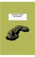 Leopard gecko Notebook: 110 Blank Lined Pages 6x9 Personalized Customized Notebook Gift For Leopard Gecko Reptile Owners and Lovers - Gift Idea For Friends and Family
