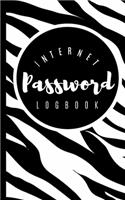 Internet Password Logbook: Internet Password Username Protection and Log Book Organizer with Alphabet Tabs - Modern Journal with Calligraphy Hand Lettering Design for Email Ad