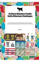 20 Black Miniature Poodle Selfie Milestone Challenges