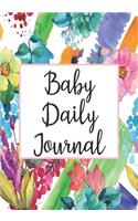 Baby Daily Log Book: Track and Monitor Your Newborn Baby's Schedule - Sleep, Feed, Time, Activity & Poop Diaper Change(8 Floral Newborn Baby Log Tracker)