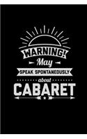 Speak about cabaret