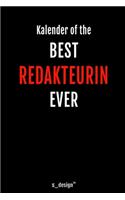 Kalender für Redakteure / Redakteur / Redakteurin