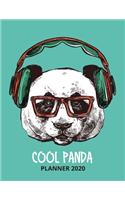 Cool Panda Planner 2020: Panda Lover Gift, Dated Weekly Planner With To Do Notes & Year At A Glance and More.