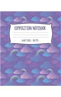 COMPOSITION NOTEBOOK Wide Ruled: School Writing Journal Diary Notepad K-2 Girl Gift(1 Back to School Fun)
