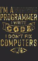 Programmer: Programmer Notebook The perfect gift idea for programmers or IT enthusiasts. The paperback has 120 white pages with dot matrix that assist you in wr