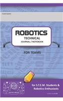 Robotics Technical Journal Notebook for Teams - For Stem Students & Robotics Enthusiasts: Build Ideas, Code Plans, Parts List, Troubleshooting Notes, Competition Results, Purple Do Plain