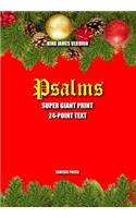 Psalms Super Giant Print Christmas Edition: 24-Point Text