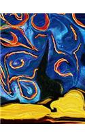 Psychedelic Abstract Notebook