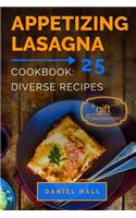 Appetizing lasagna. Cookbook