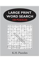 Large Print Word Search