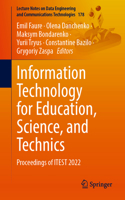 Information Technology for Education, Science, and Technics