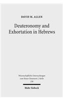 Deuteronomy and Exhortation in Hebrews