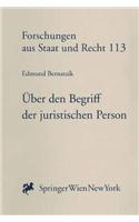Uber Den Begriff Der Juristischen Person: Kritische Studien Uber Den Begriff Der Juristischen Person Und Uber Die Juristische Personlichkeit Der Behorden Insbesondere(English)