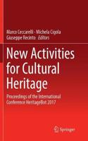 New Activities for Cultural Heritage