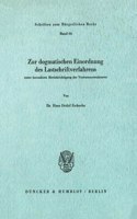 Zur Dogmatischen Einordnung Des Lastschriftverfahrens Unter Besonderer Berucksichtigung Der Vertrauensstrukturen