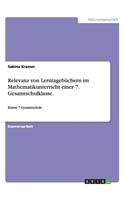 Relevanz von Lerntagebüchern im Mathematikunterricht einer 7. Gesamtschulklasse.