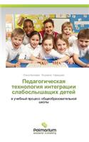 Pedagogicheskaya Tekhnologiya Integratsii Slaboslyshashchikh Detey