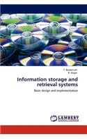 Information Storage and Retrieval Systems