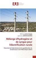 Mélange d'hydrogène et de syngaz pour l'électrification rurale