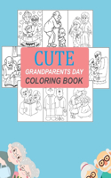 Cute Grandparents Day Coloring Book