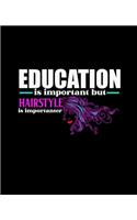 Education Is Important But Hairstyle Is Importanter