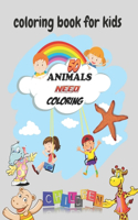 50 animals need coloring: toddler coloring book fun