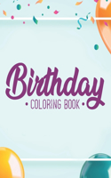 Birthday Coloring Book