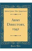 Army Directory, 1941 (Classic Reprint)