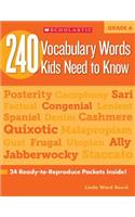 240 Vocabulary Words Kids Need to Know: Grade 6