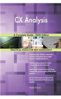 CX Analysis A Complete Guide - 2020 Edition