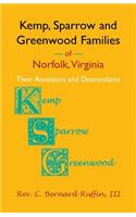 Kemp, Sparrow and Greenwood Families of Norfolk, Virginia