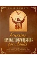 Cursive Handwriting Workbook for Adults