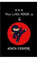 This Little NINJA is 6
