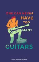 Guitar Tablature Notebook: Guitar Graphic Instrument Guitar Tablature Notebook / Journal Guitarist Gift (6 x 9 - 120 Guitar Tab Pages)