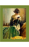 Notebook: Beautiful Women in Art Cover Notebook For Mom, 8 x 10, 130 Pages Lined Paper For Writing Notebook, Perfect for Journaling, Note Taking or Diary