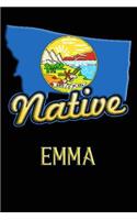 Montana Native Emma: College Ruled Composition Book