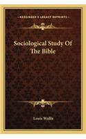 Sociological Study of the Bible