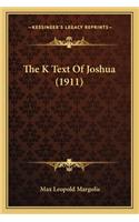 K Text of Joshua (1911)