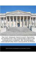 Tax Gap: Making Significant Progress in Improving Tax Compliance Rests on Enhancing Current IRS Techniques and Adopting New Legislative Actions
