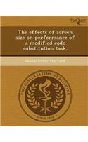The Effects of Screen Size on Performance of a Modified Code Substitution Task